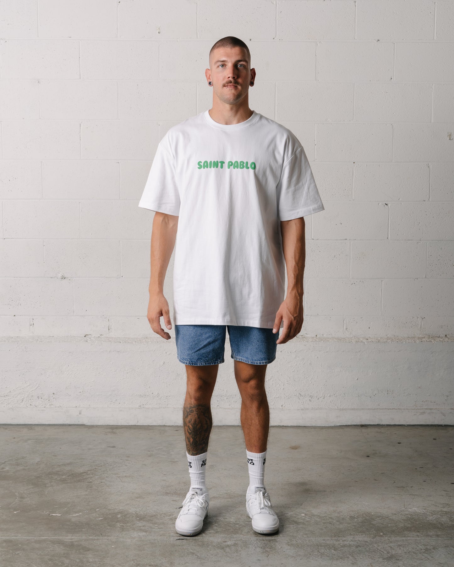 Saint Pablo BTY Puff Print Tee in White