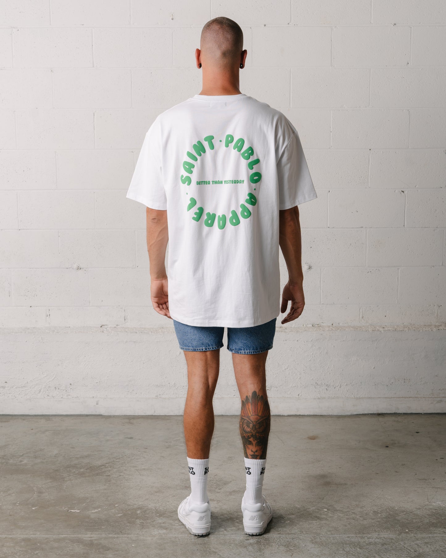 Saint Pablo BTY Puff Print Tee in White