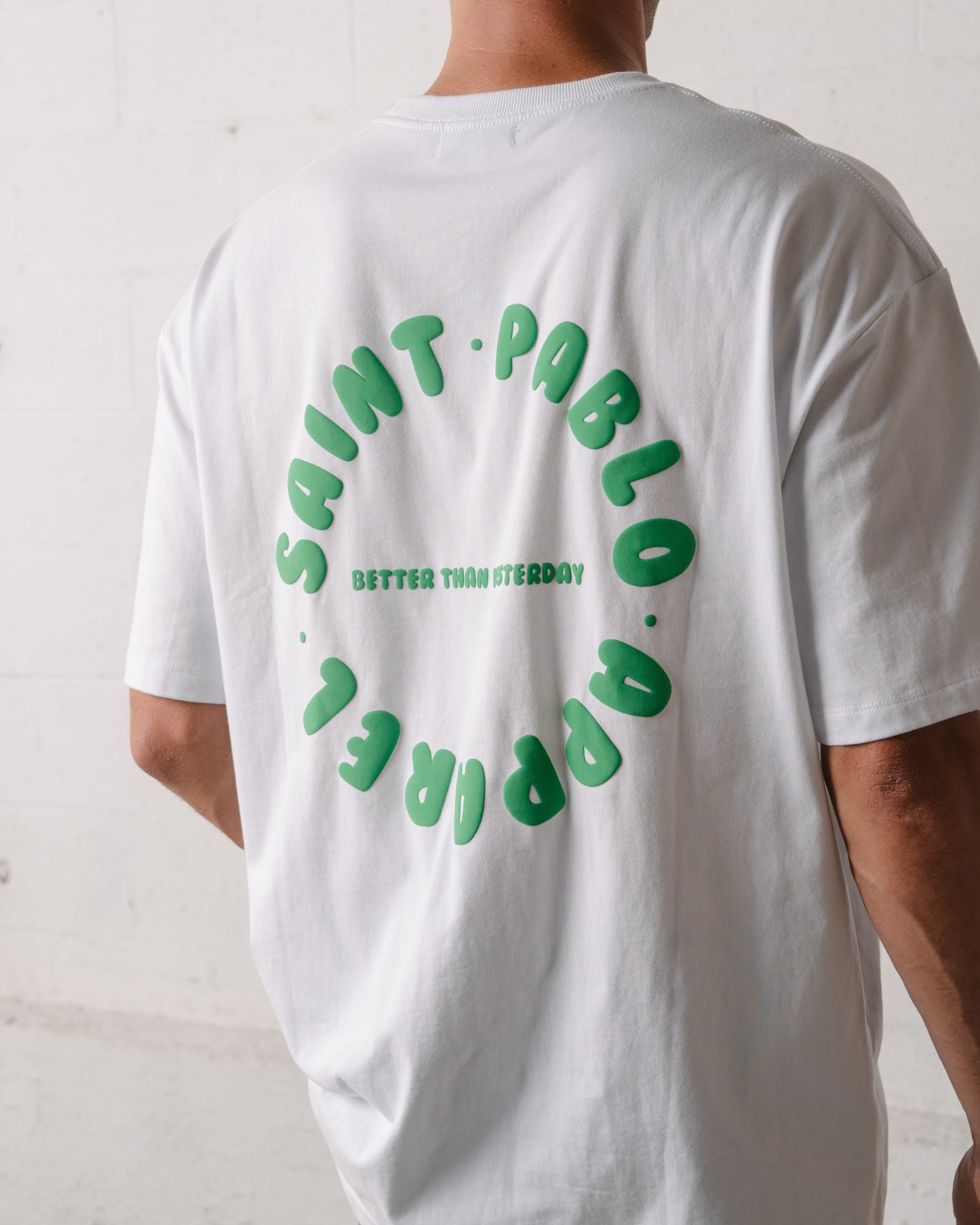 Saint Pablo BTY Puff Print Tee in White